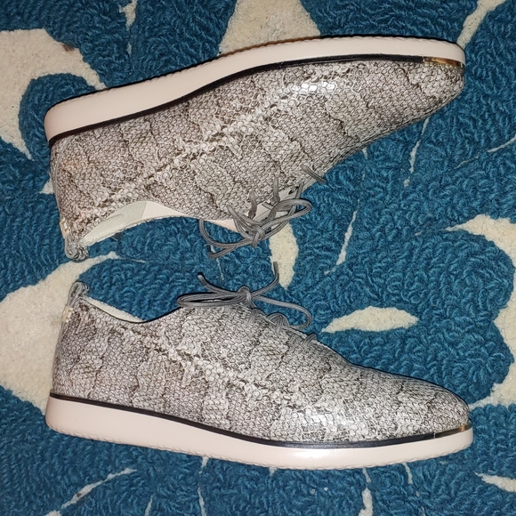 Cole Hann Grand Series Viper snake print shoes size 8 - Picture 4 of 9